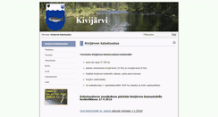 Desktop Screenshot of kivijarvenkalastusalue.fi